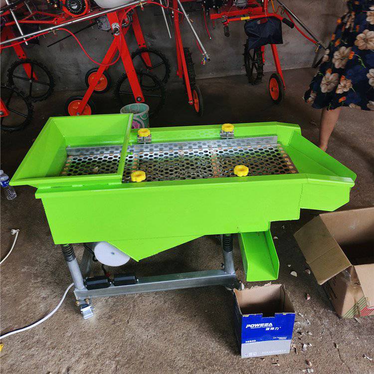 小型家用两相电蒜瓣筛选机震动式蒜种大小级分选机三层筛网分级