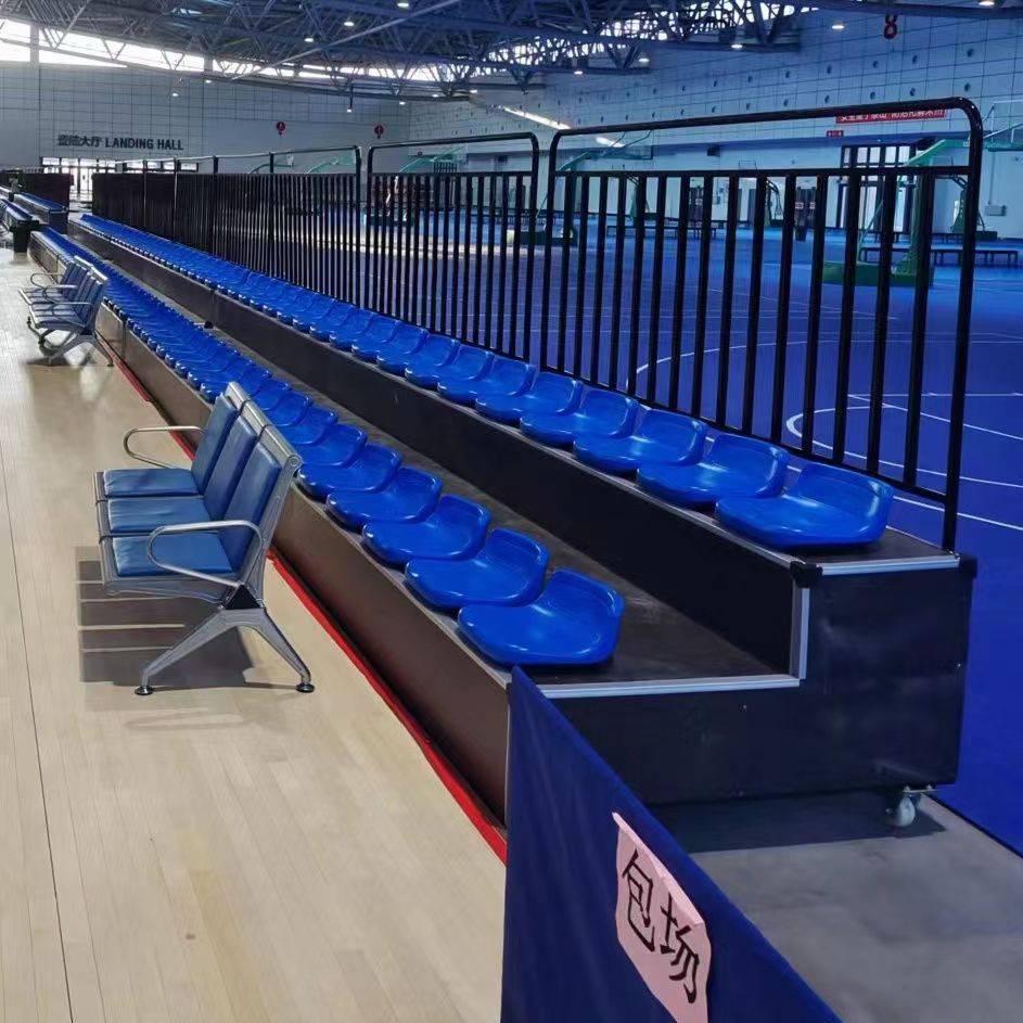 大型伸缩看台室内观众座椅铝合金活动看台宁夏石嘴山