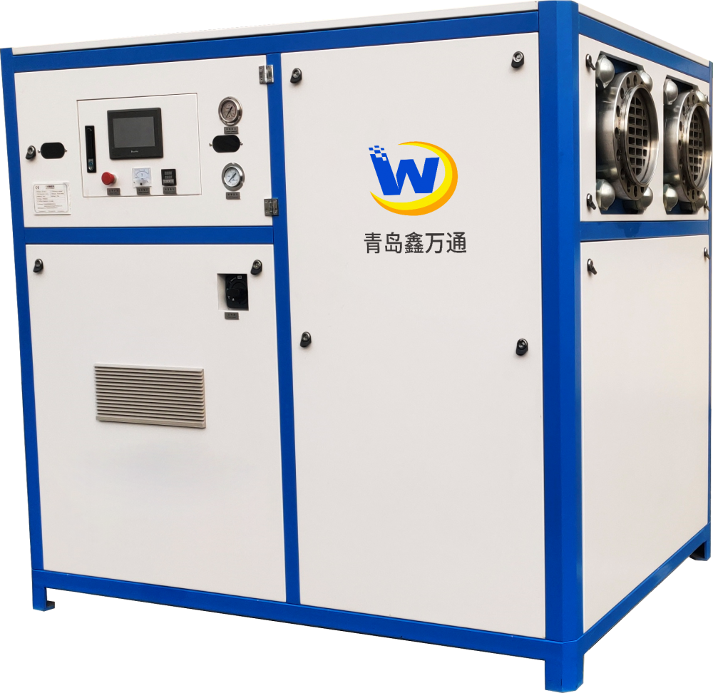 免费调试鑫万通智能干冰制造机双缸输出制冰机免