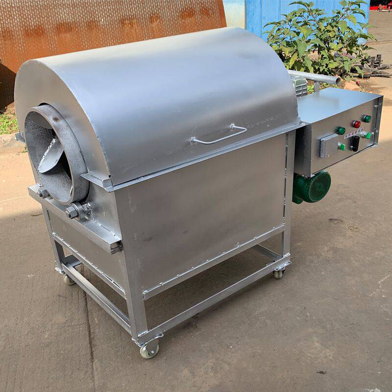 供应燃气加热炒花生机电加热芝麻花生炒货机全自动温控翻炒机