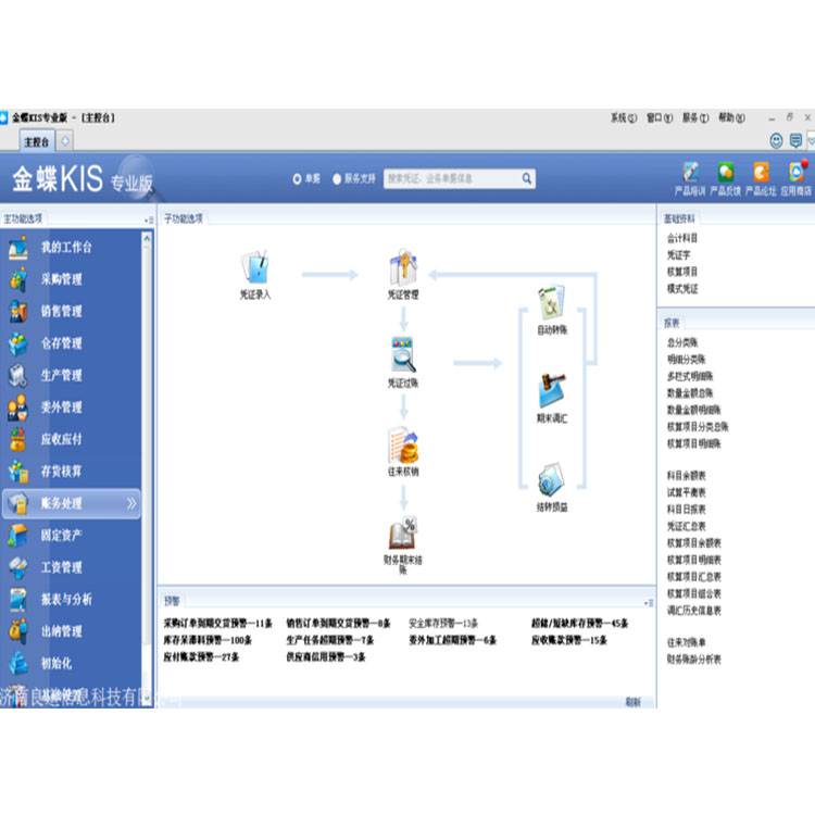 企业管理系统 用友金蝶管理软件 简单易上手