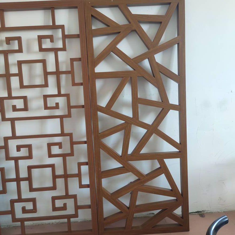 中式冰裂纹铝窗花冰裂纹铝艺窗花防盗网