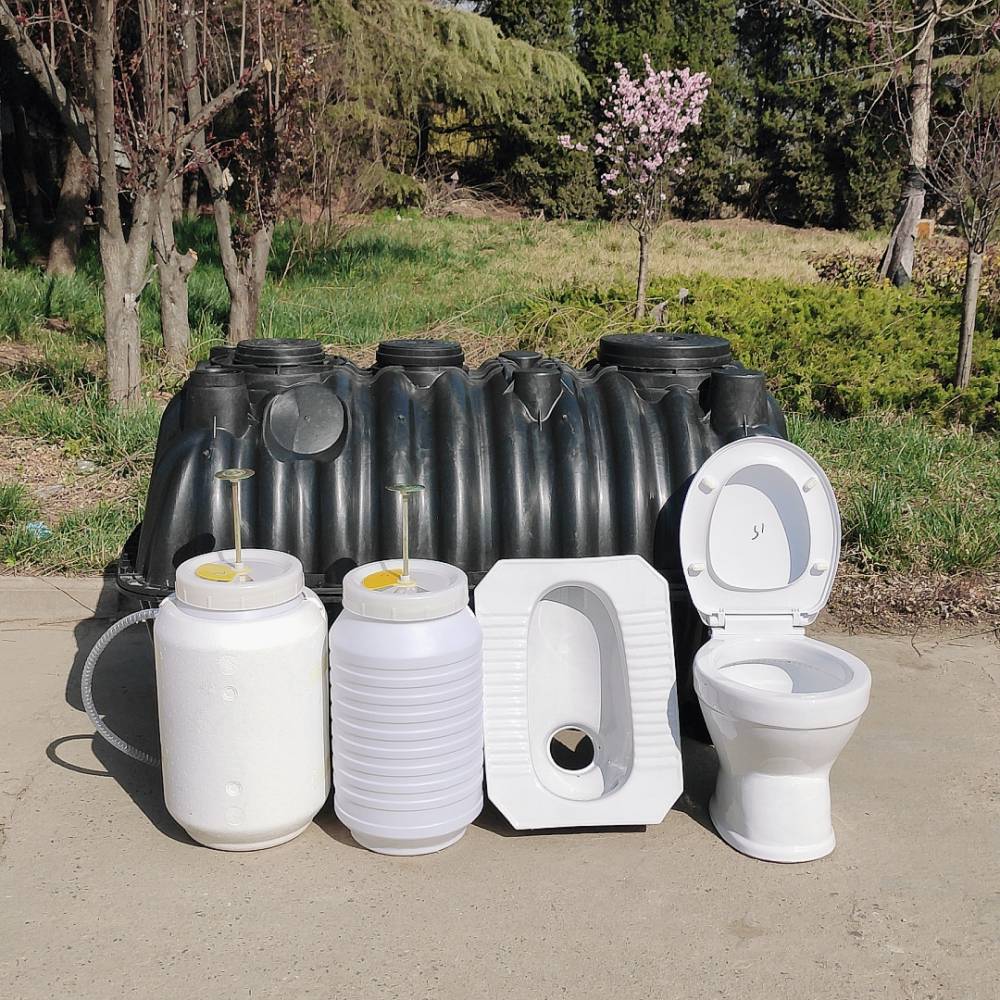 朔州农村改厕厂家成品化粪桶15立方三格一体式塑料pe化粪池