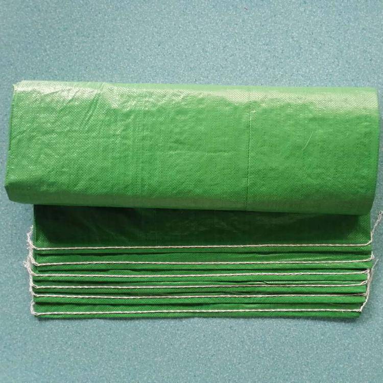 程欢绿色薄款塑料编织袋物流快递打包袋pp尼龙蛇皮编织袋