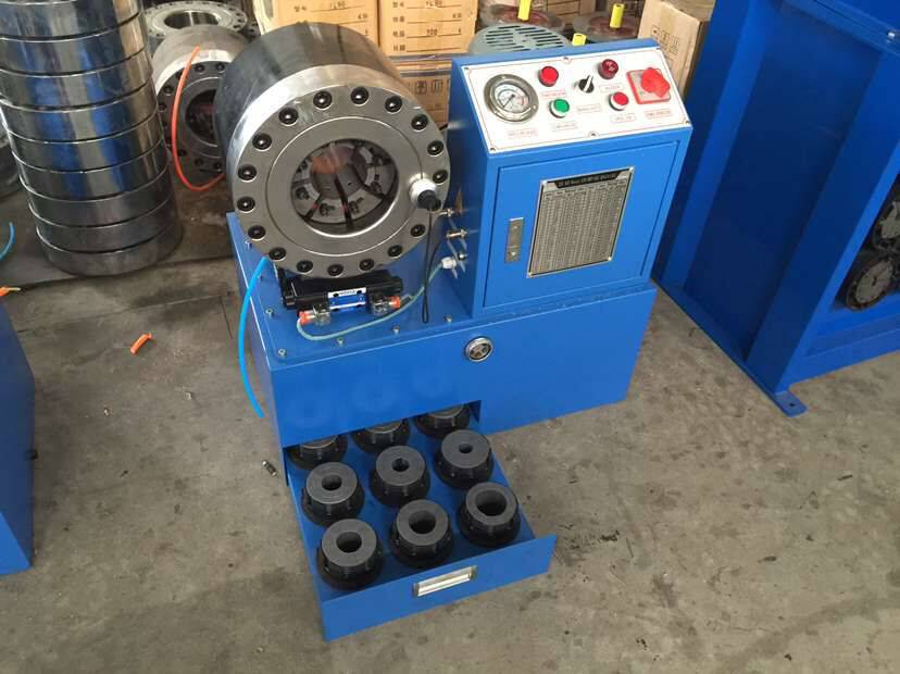 油管扣压机胶管扣管机651mm胶管压管机电动锁管机宏帆扣压机