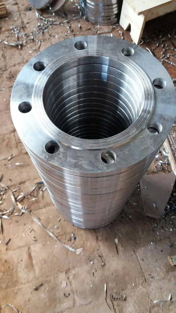 灵煊牌dn600法兰碳钢板式平焊法兰连接管道图片