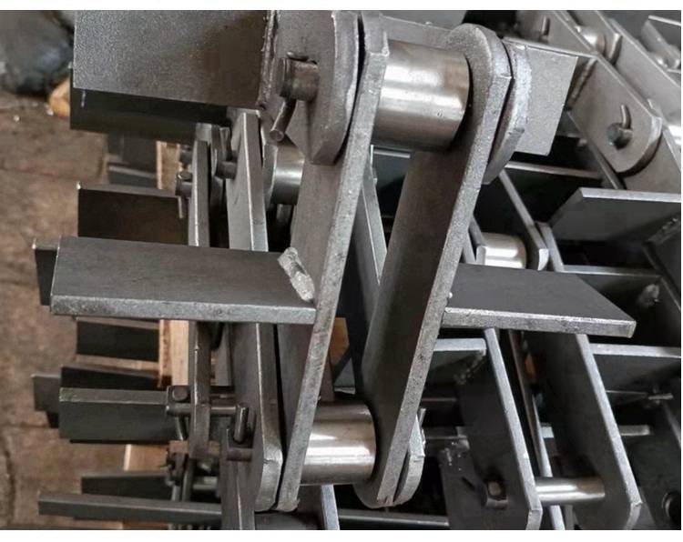 非标定制刮板输送机用双排板式套筒滚子链条祥云环保