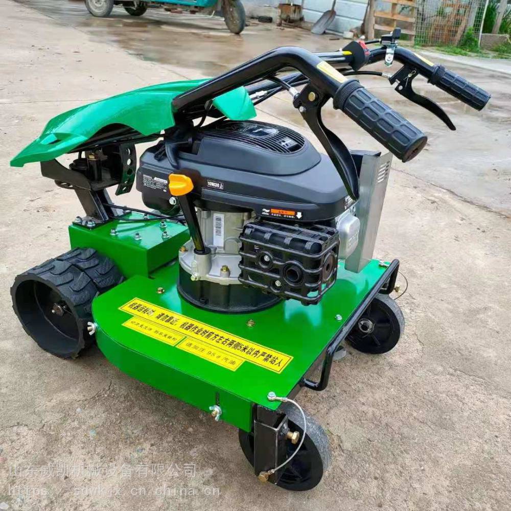 果园小型碎草机手扶式汽油割草机农用除草机