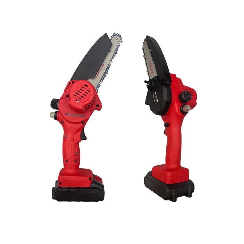 电动绝缘遥控高枝链锯锂电池手提电链锯绝缘手柄砍树电锯