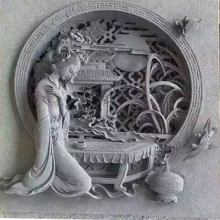 琴棋书画浮雕浮雕石雕报价青石浮雕雕刻厂家