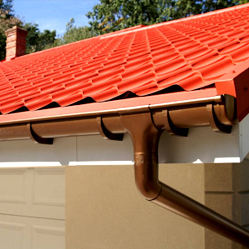 河南商丘轻钢别墅天沟钢结构檐沟雨水管外檐排水槽静电粉末喷涂工艺