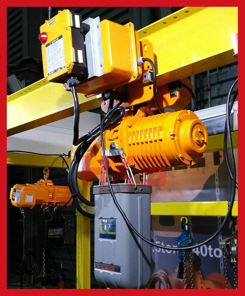 韩国大山dstm2w型运行式电动葫芦2吨进口环链电动葫芦图片