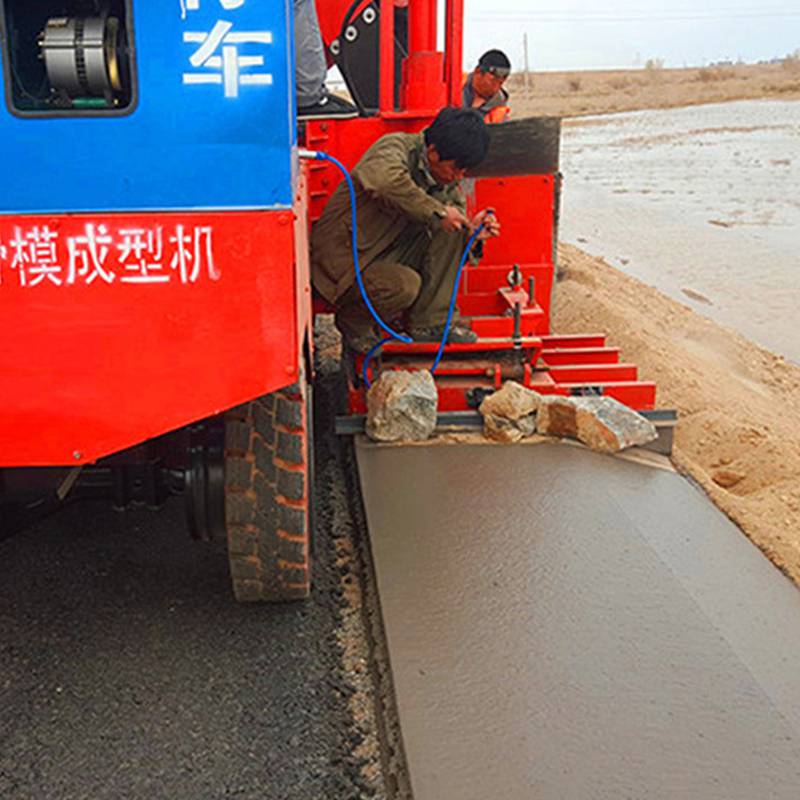 路緣石澆鑄成型機可以做路邊牆的路緣石,路緣石試驗機現場及路緣石