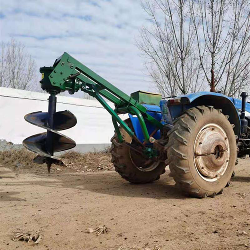 工程埋桩地钻机大棚建设地钻机大马力挖坑机图片