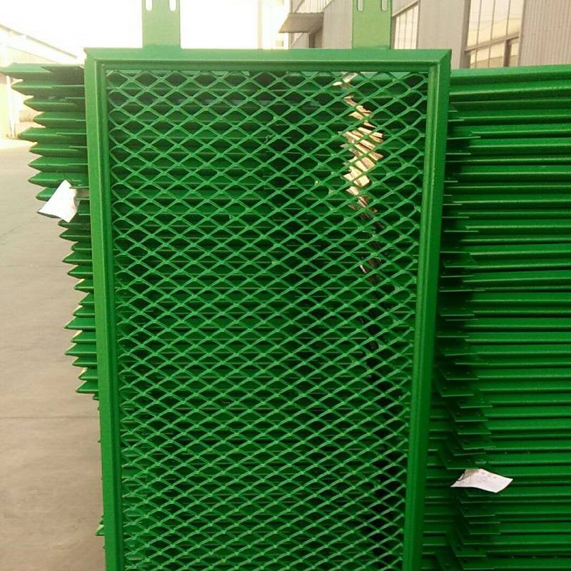 绿色框架网状防眩网铁路浸塑防眩网高强度防眩网厂家