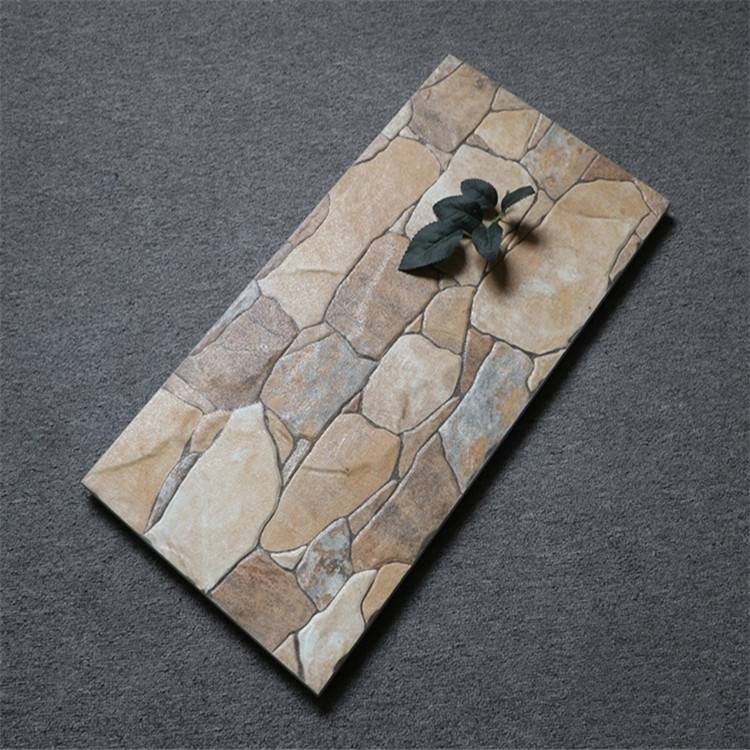 全瓷灰色仿古外墙砖300600复古荔枝面墙面砖