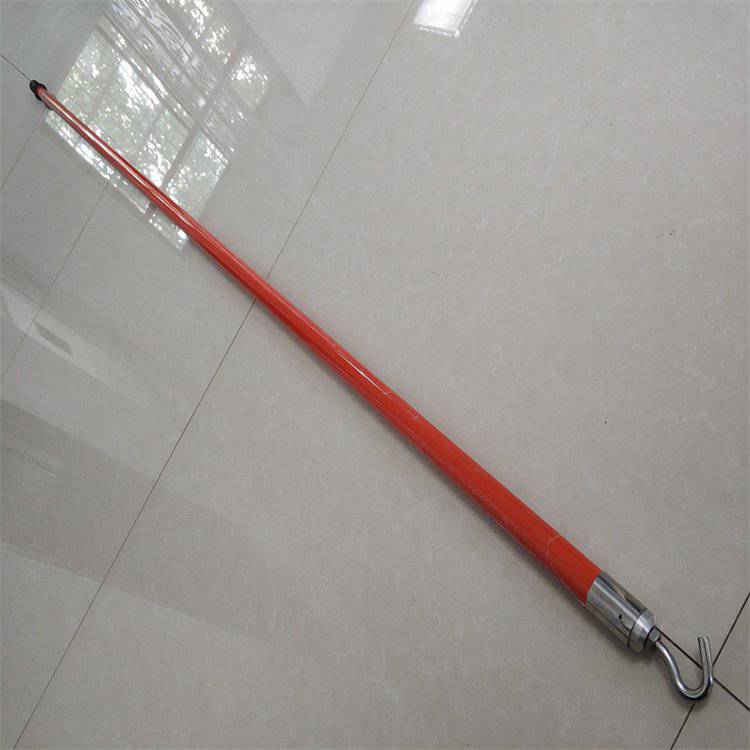 高压绝缘钩头杆25米环氧树脂勾头快插式操作杆10kv夹持导线钩杆