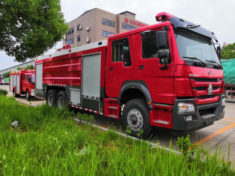 重汽豪沃後雙橋16噸泡沫消防車應急救援消防滅火車