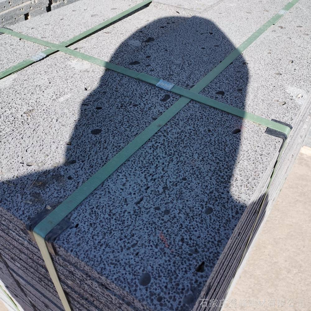 透水防滑火山岩石板登峰300300火山石板材
