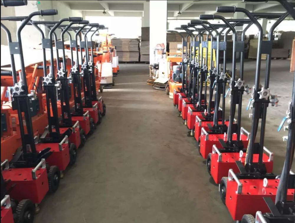 金盛沥青地面凿毛机工程用的17头凿地机小型抓地机