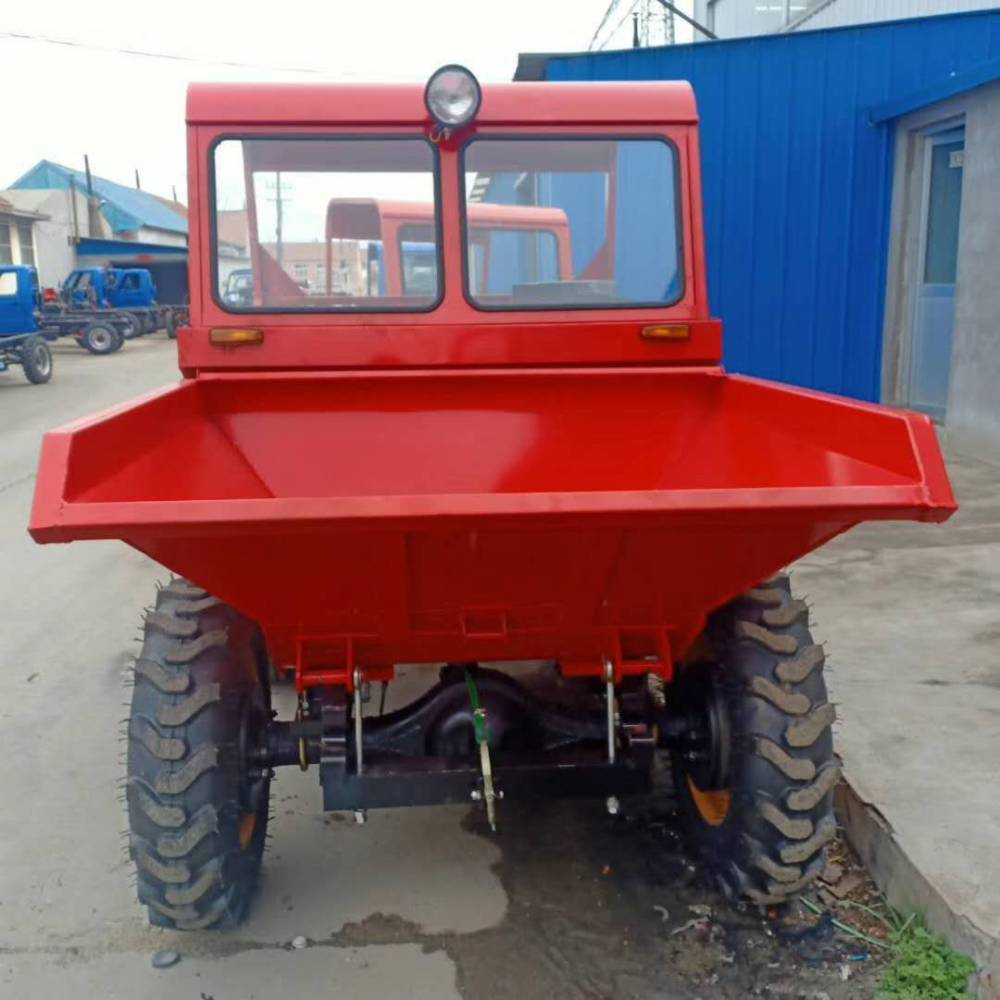 卸货施工物料四轮蹦蹦车fc10前卸式四轮蹦蹦车工厂用四轮蹦蹦车