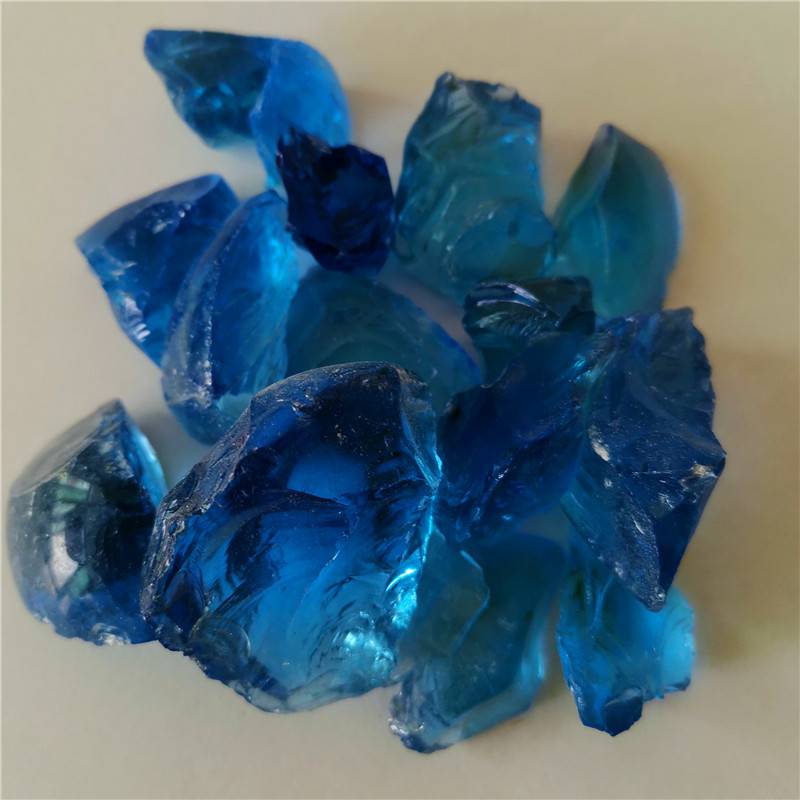 琉璃石地灯石笼玻璃石湖绿玻璃块