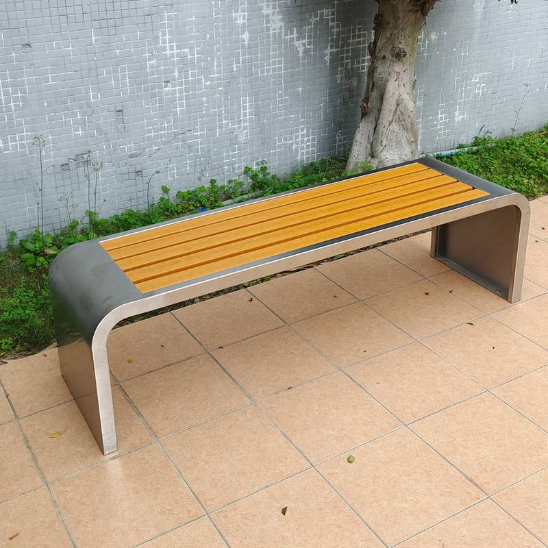 新龙公园椅庭院双人座椅室外铁艺长条长椅广场公共园林椅子花园休闲