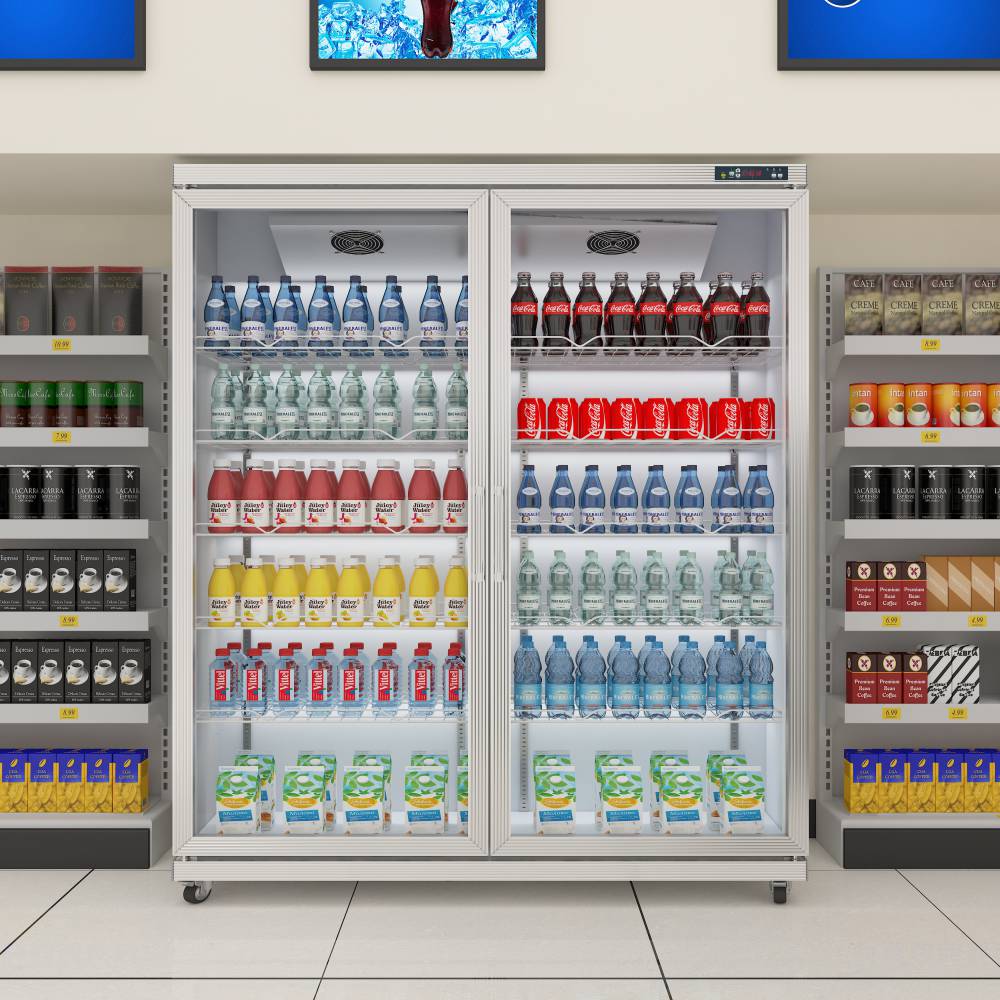 冷冻柜销售饮料展柜厂家前后开门饮料柜生产厂家