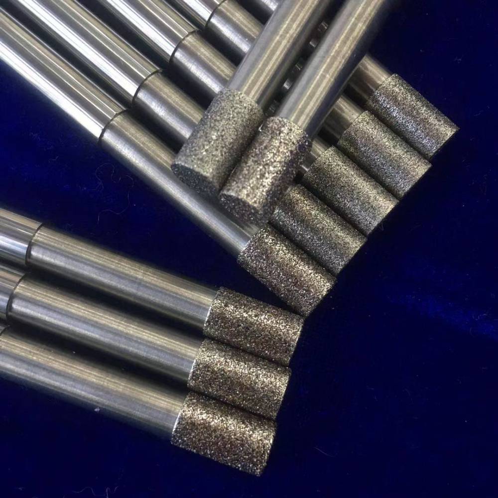 硬质合金电镀cbn磨棒cbn硬质合金磨棒金属上铬专用磨棒