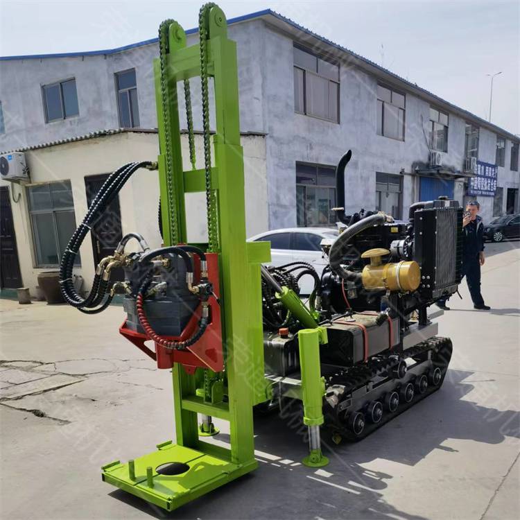 岩石打孔钻机小型分体式锚杆冲击钻体积小方便移动图片