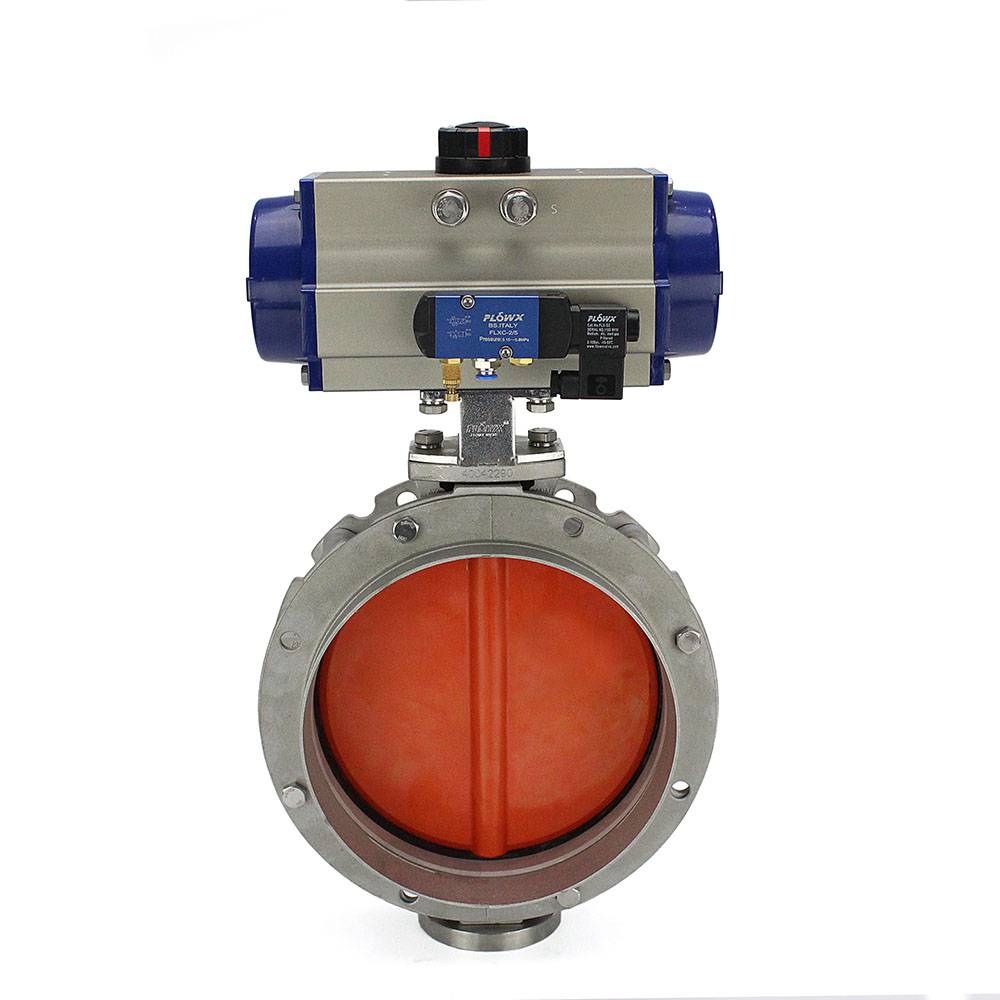 气动粉末蝶阀上海弗雷西高压铸铝合金材质粉料颗粒物质输送flowx上海