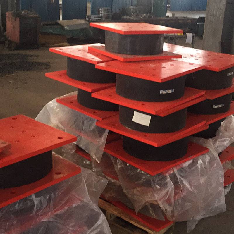 桥兴供应钢结构盆式支座a带孔钢结构橡胶支座厂家设计加工