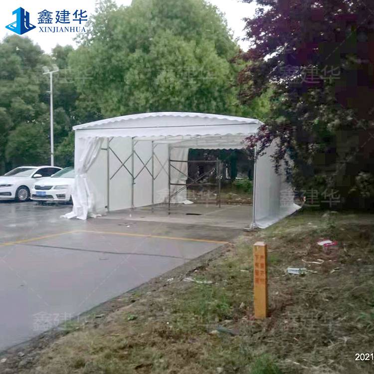 有轮子的移动架子 活动雨棚 抗台风有处理方法 河间