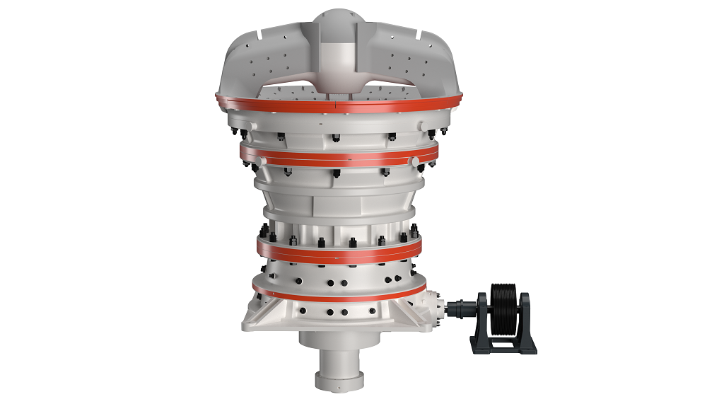迈科路重工旋回式破碎机砂石生产设备