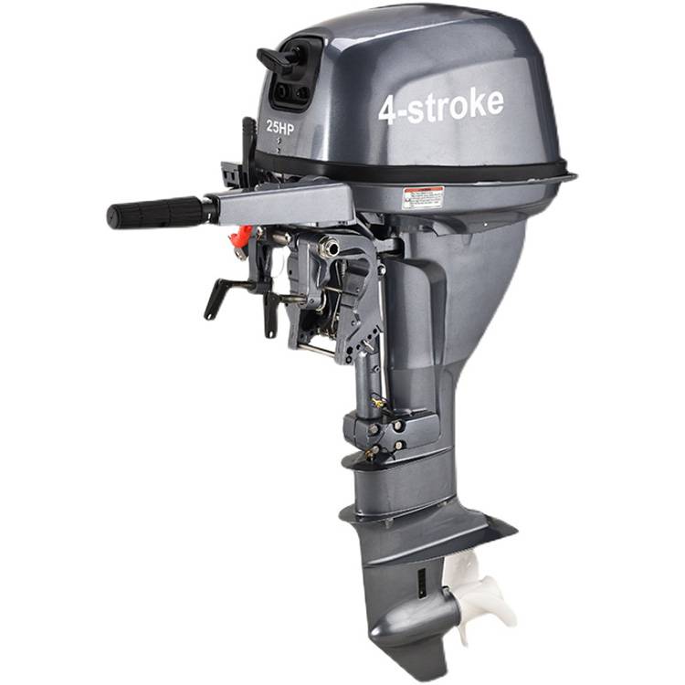 钓鱼船船外机抗洪防汛冲锋舟发动机二四冲程救援橡皮艇舷外机操舟机