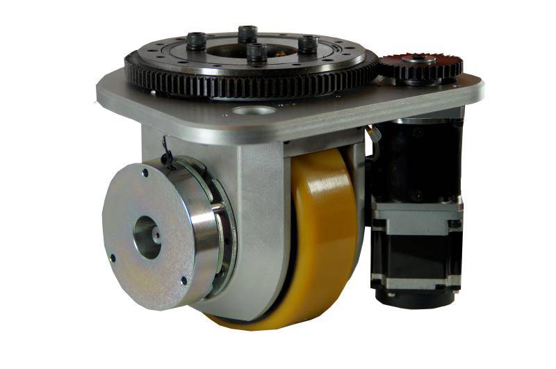 agv小车驱动轮全伺服160转向舵轮双支撑智能仓储物流使用