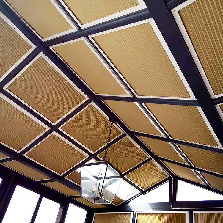 定制电动蜂巢帘 推拉蜂巢帘 办公室蜂巢帘订做 东方奥悦蜂巢帘