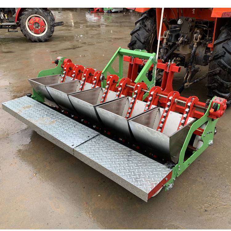 大蒜播种机农用栽大蒜机小型手推播种机四轮拖拉机带播大蒜机器