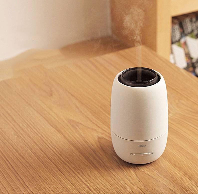 康佳konka加湿器迷你香薰机空气净化器母婴加湿白色kam01