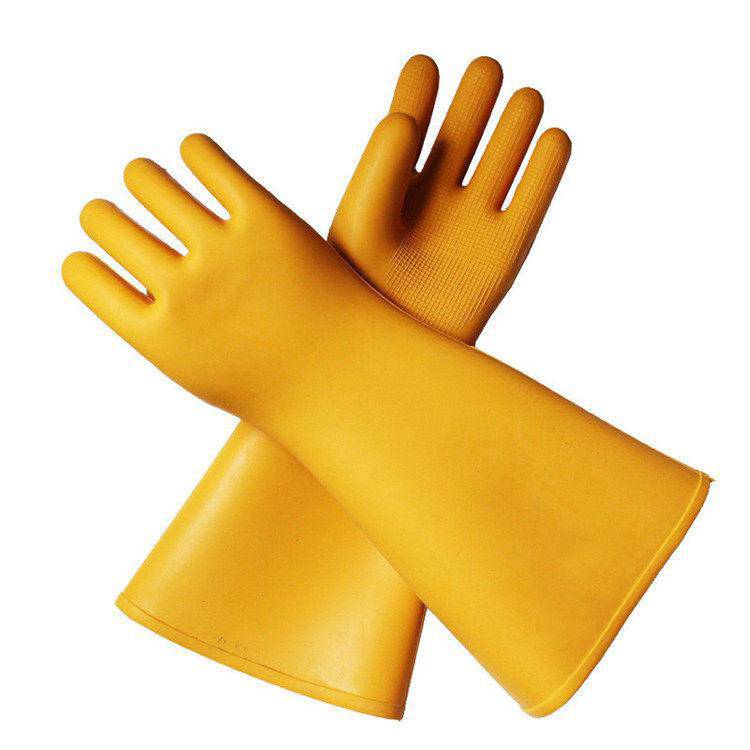 安全防护工具电力作业保护手套电工耐高压橡胶防护手套v136a