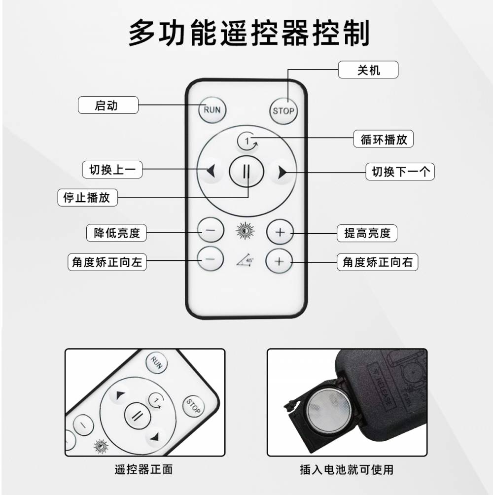 裸眼3d投影仪led无屏显示全息广告机立体悬浮空中成像旋转风扇屏