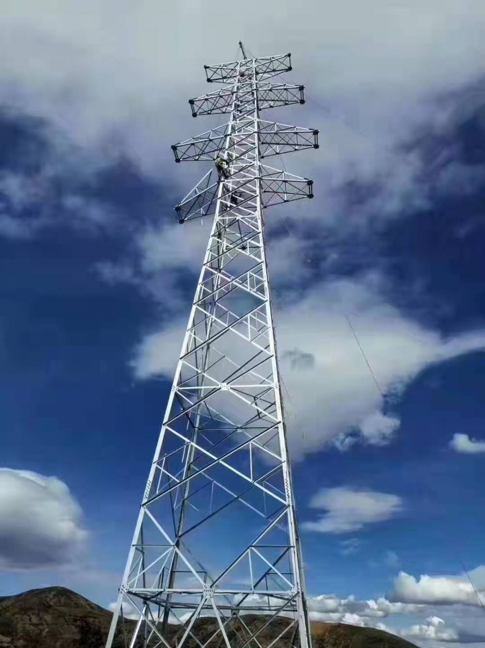 电网铁塔 背景图片