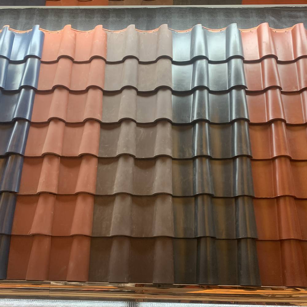 西式瓦釉面瓦釉面彩色s瓦屋面连锁瓦
