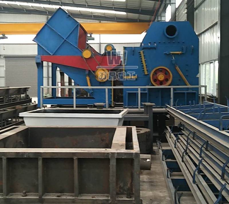 万昌***报废汽车金属破碎机 汽车车体粉碎设备 建筑垃圾废铁破碎机