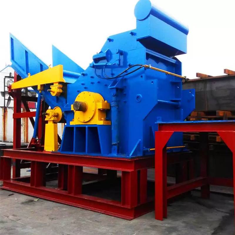 断桥铝铁皮粉碎机废钢油漆桶破碎机浩鼎大型金属破图片