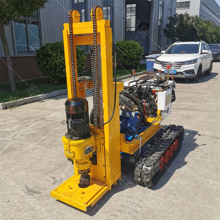 冲击式小型潜孔钻机狭小空间潜孔钻机小型钻孔机