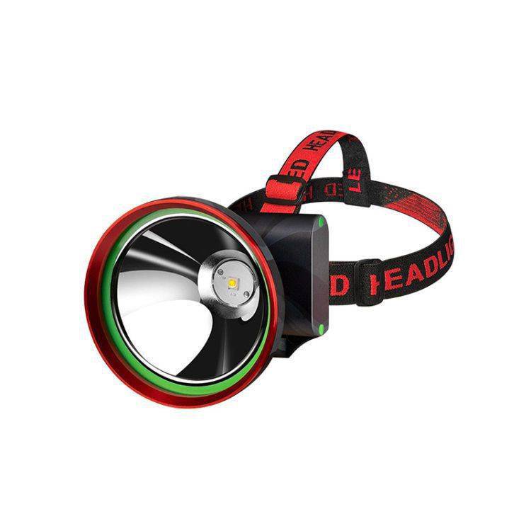 锂电池大功率充电式强光头灯消防应急物资防水头灯远射防水矿灯