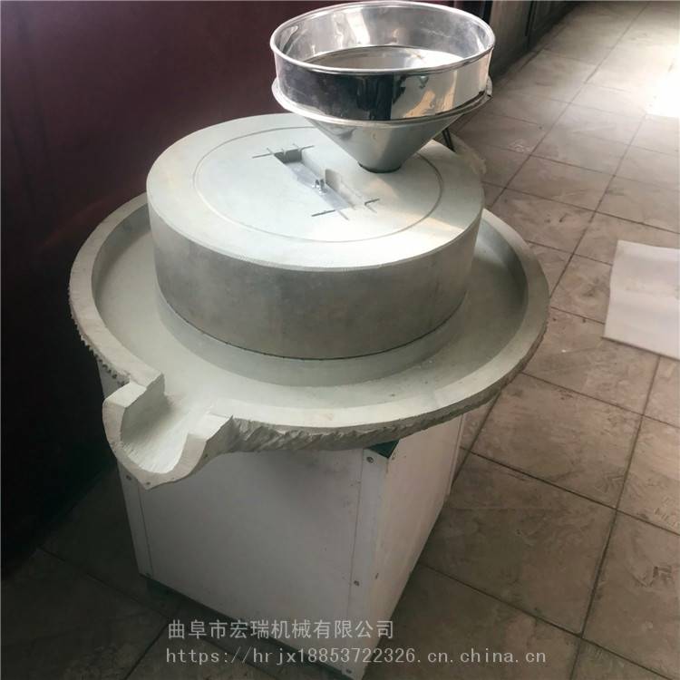 双鸭山商用石磨香油机 石磨加工 原汁原味香油电动石磨 芝麻酱石磨
