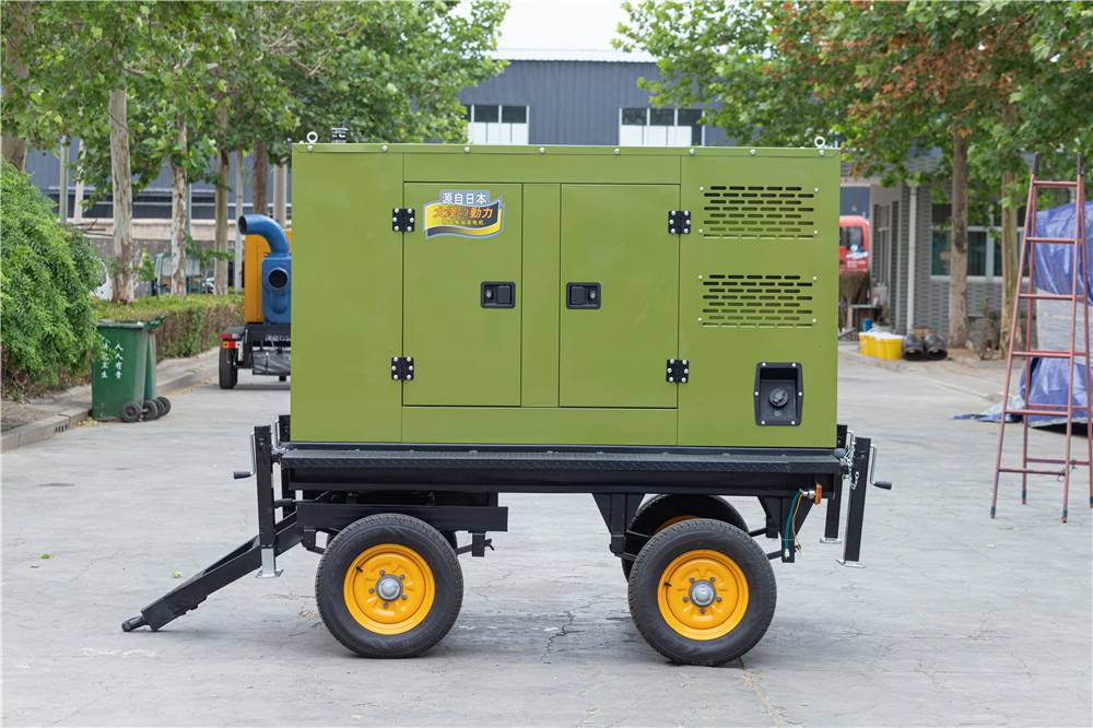 大泽动力拖车式20-35KW静音柴油发电机
