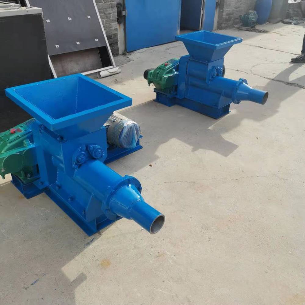 矿山宝民爆器材炮泥机道路施工练泥机粘土防爆炮泥机55kw